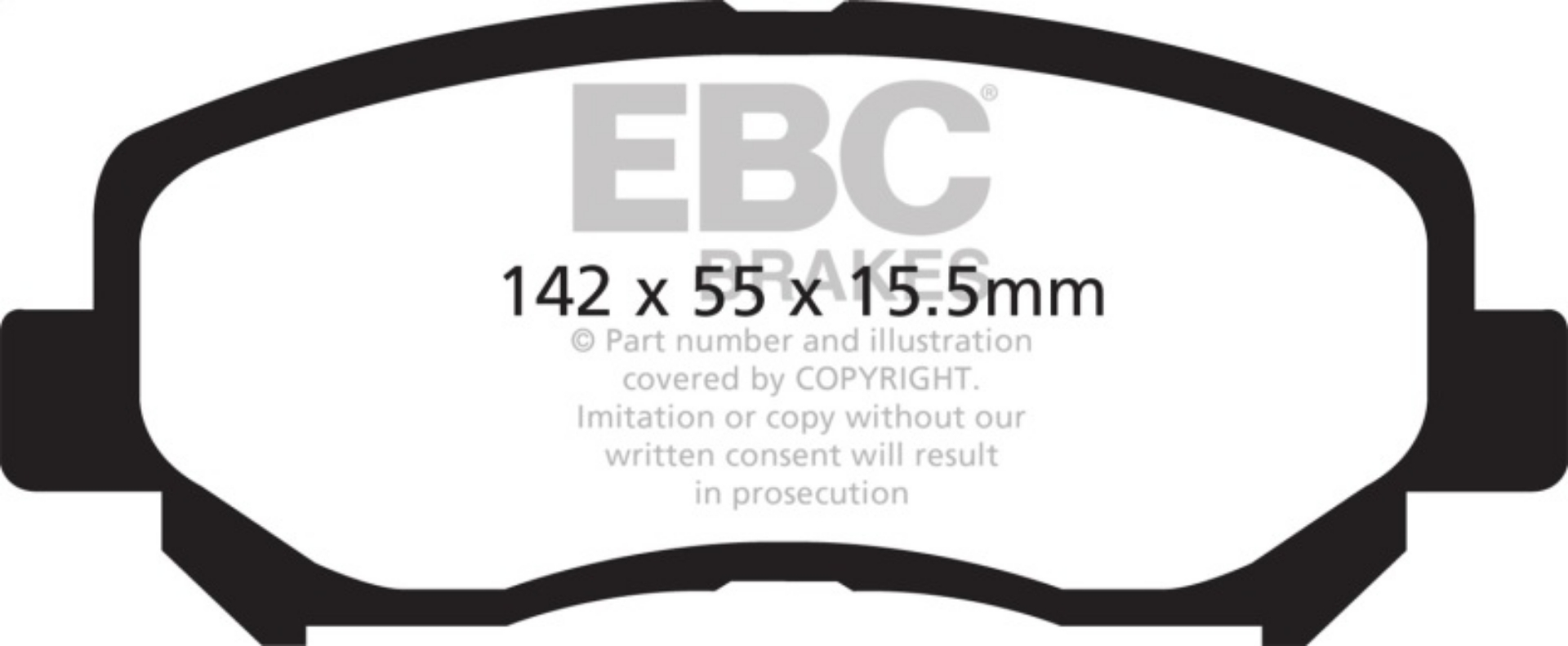 Picture of EBC 12+ Mazda CX-5 2 Greenstuff Front Brake Pads