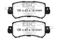 Picture of EBC 12+ Mazda CX-5 2 Redstuff Rear Brake Pads