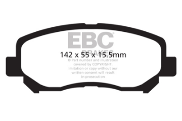 Picture of EBC 12+ Mazda CX-5 2 Ultimax2 Front Brake Pads