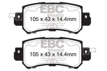 Picture of EBC 12+ Mazda CX-5 2 Ultimax2 Rear Brake Pads