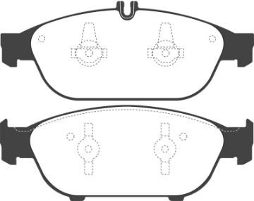 Picture of EBC 12+ Mercedes-Benz E550 4-6 Twin Turbo Coupe Redstuff Front Brake Pads