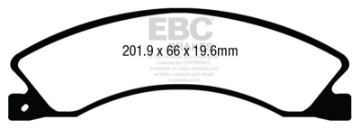 Picture of EBC 12+ Nissan NV 1500 Ultimax2 Rear Brake Pads