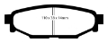 Picture of EBC 12+ Subaru BRZ 2-0 solid rear rotors Ultimax2 Rear Brake Pads