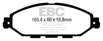 Picture of EBC 12-13 Infiniti JX35 3-5 Ultimax2 Front Brake Pads
