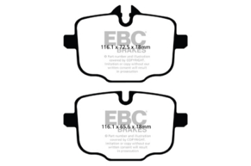Picture of EBC 17+ BMW 530 2-0L Turbo G30 Ultimax Rear Brake Pads