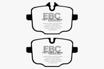 Picture of EBC 17+ BMW 530 2-0L Turbo G30 Ultimax Rear Brake Pads