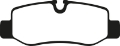 Picture of EBC 16+ Mercedes-Benz Commercial Metris Van Ultimax Rear Brake Pads