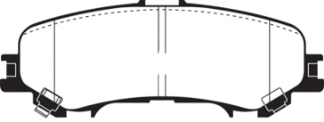 Picture of EBC 16+ Nissan Titan 5-6L Ultimax Rear Brake Pads