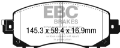 Picture of EBC 18+ Subaru Crosstrek 2 Ultimax Front Brake Pads