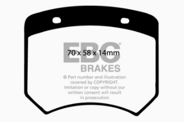 Picture of EBC 18+ Honda Accord EX Sedan 1-5T Ultimax Rear Brake Pads