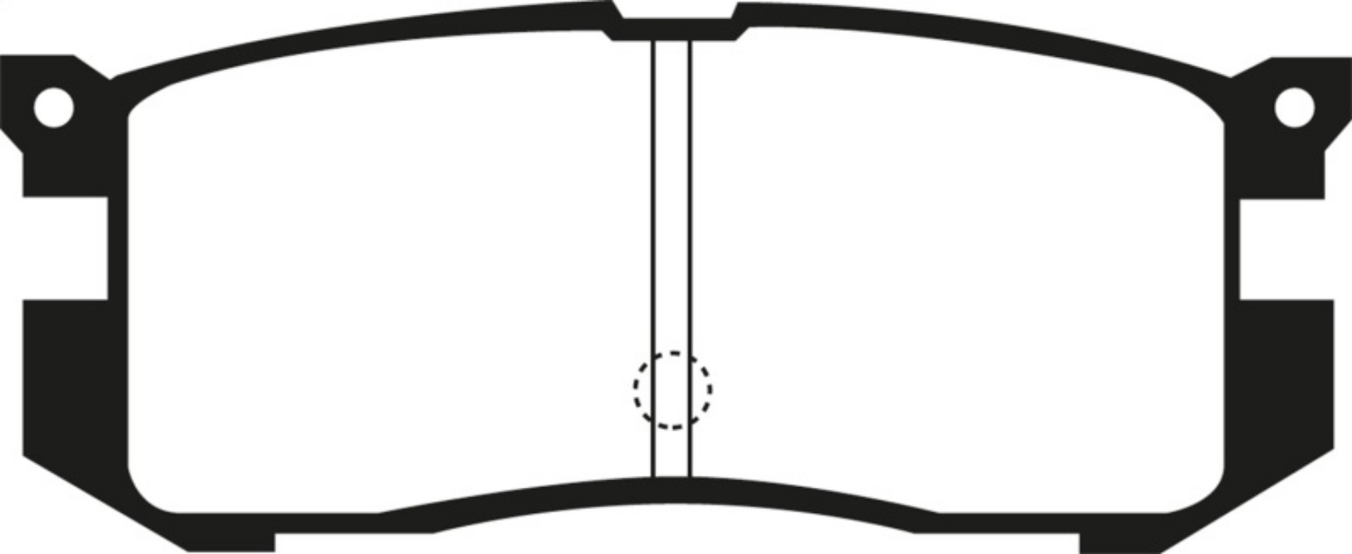 Picture of EBC 89-92 Ford Probe 2-2 Ultimax Rear Brake Pads