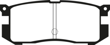 Picture of EBC 89-92 Ford Probe 2-2 Ultimax Rear Brake Pads