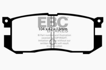 Picture of EBC 89-92 Ford Probe 2-2 Ultimax Rear Brake Pads