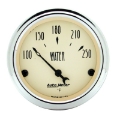 Picture of Autometer 2-1-16 inch Electric Water Temperature 250 Deg F Antique Beige Gauge
