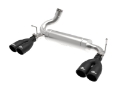 Picture of aFe Rebel Series 2-5in 409 SS Axle-Back Exhaust System Black 07-18 Jeep Wrangler JK V6-3-6L-3-8L