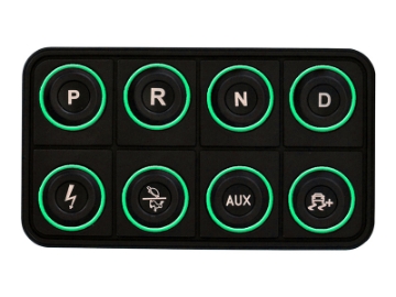 Picture of AEM EV 8 Button Keypad CAN Based Programmable Backlighting