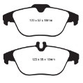 Picture of EBC 12-14 Mercedes-Benz C250 W204 1-8 Turbo Greenstuff Rear Brake Pads