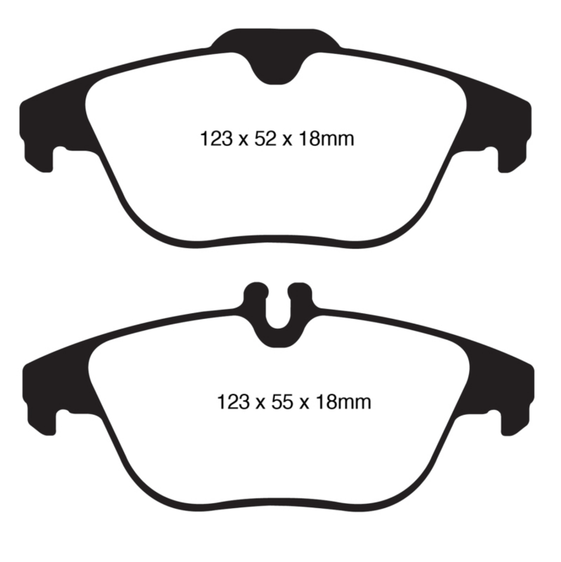 Picture of EBC 12-14 Mercedes-Benz C250 W204 1-8 Turbo Greenstuff Rear Brake Pads