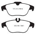 Picture of EBC 12-14 Mercedes-Benz C250 W204 1-8 Turbo Greenstuff Rear Brake Pads