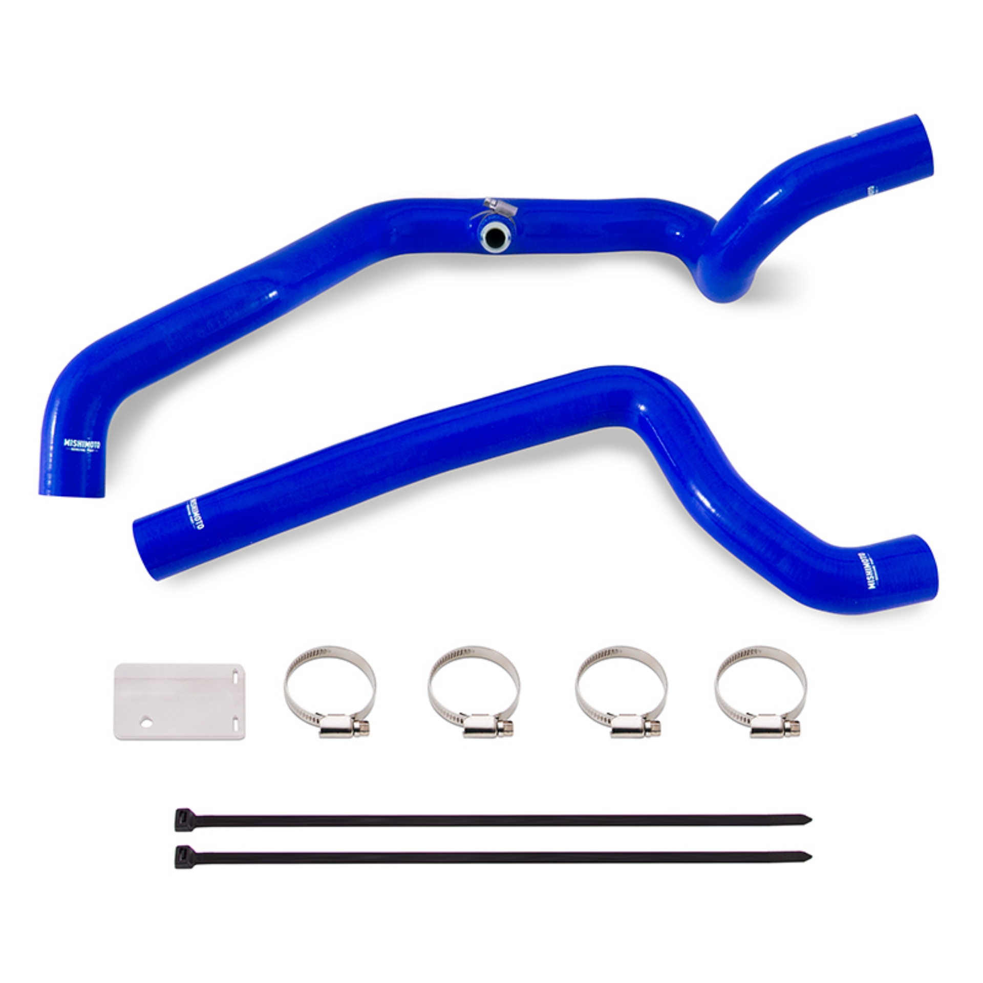 Picture of Mishimoto 18+ Jeep Wrangler JL 2-0L Blue Silicone Radiator Coolant Hose Kit