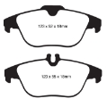 Picture of EBC 12-14 Mercedes-Benz C250 W204 1-8 Turbo Yellowstuff Rear Brake Pads