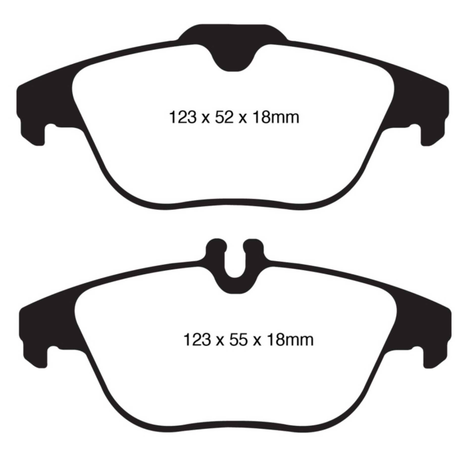 Picture of EBC 12-14 Mercedes-Benz C250 W204 1-8 Turbo Yellowstuff Rear Brake Pads