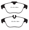 Picture of EBC 12-14 Mercedes-Benz C250 W204 1-8 Turbo Yellowstuff Rear Brake Pads