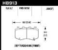 Picture of Hawk 18-19 Jeep Grand Cherokee Performance Ceramic Street Front Brake Pads