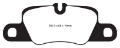 Picture of EBC 12-15 Porsche 911 991 Cast Iron Rotor only 3-8 Carrera S Redstuff Rear Brake Pads