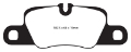 Picture of EBC 12-15 Porsche 911 991 Cast Iron Rotor only 3-8 Carrera S Yellowstuff Rear Brake Pads