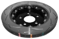 Picture of DBA 15+ Ford Mustang 2-3L-5-0L Rear Slotted 5000 Series 2 Piece Rotor w- Black Hat