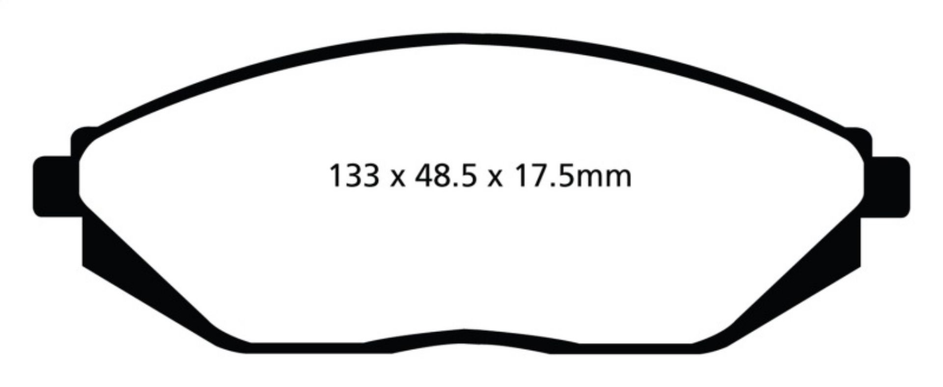 Picture of EBC 12-16 Chevrolet Spark 1-2 Mexico Greenstuff Front Brake Pads