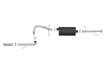 Picture of aFe MACHForce XP 2-5in 304-SS Exhaust Cat-Back w- Black Tip 10-19 Toyota 4Runner V6-4-0L