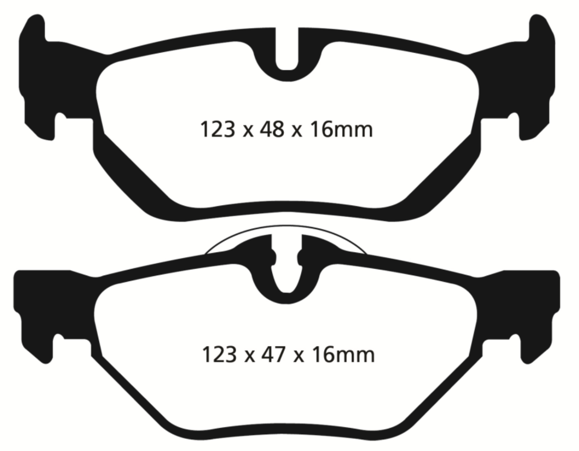Picture of EBC 13+ BMW X1 2-0 Turbo 28i Greenstuff Rear Brake Pads