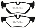 Picture of EBC 13+ BMW X1 2-0 Turbo 28i Greenstuff Rear Brake Pads