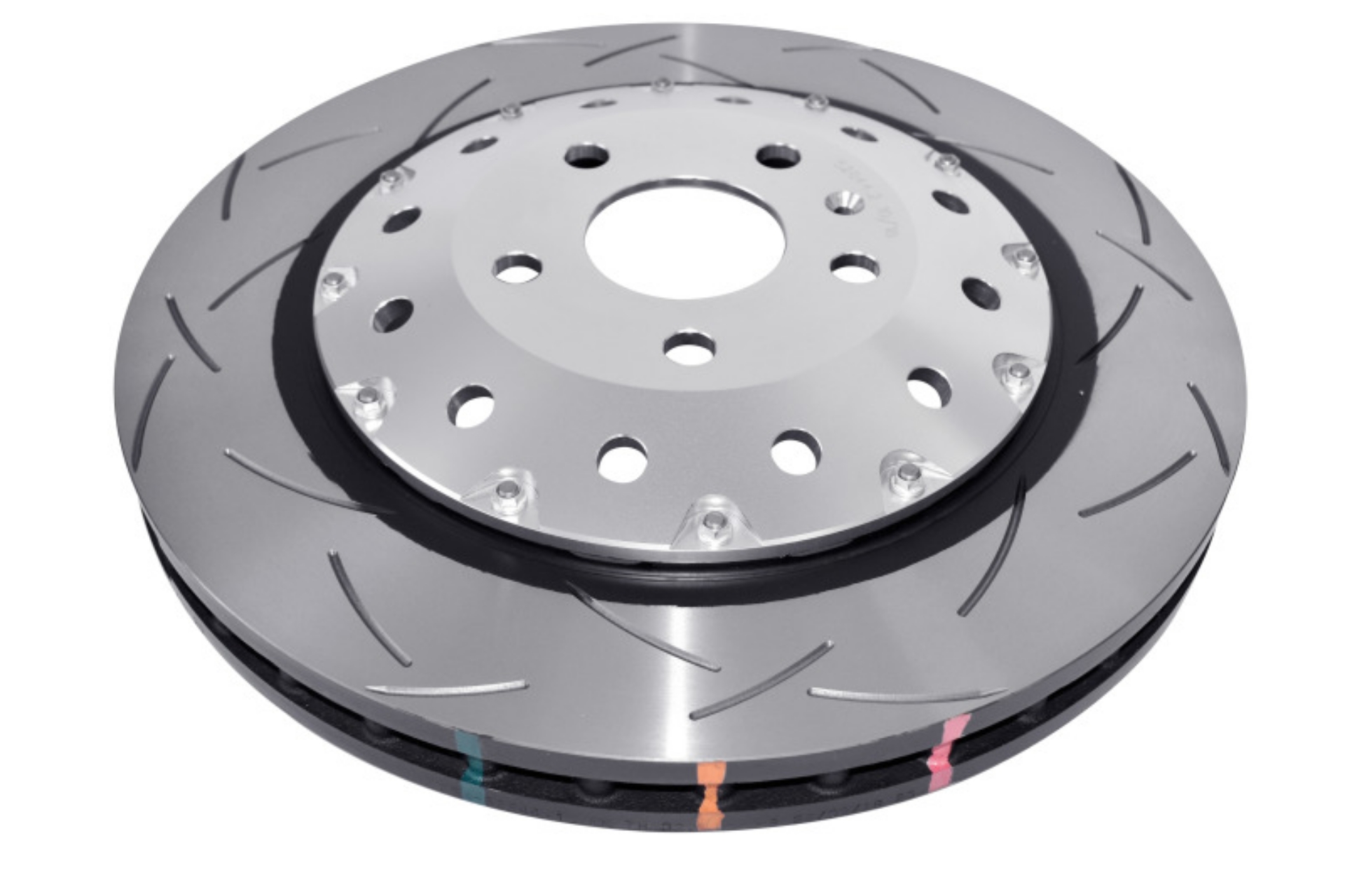 Picture of DBA 06-17 Audi RS3 4V Sedan 5000 Fully Assembled 2-Pc Silver Hat T3 Slot Rotor