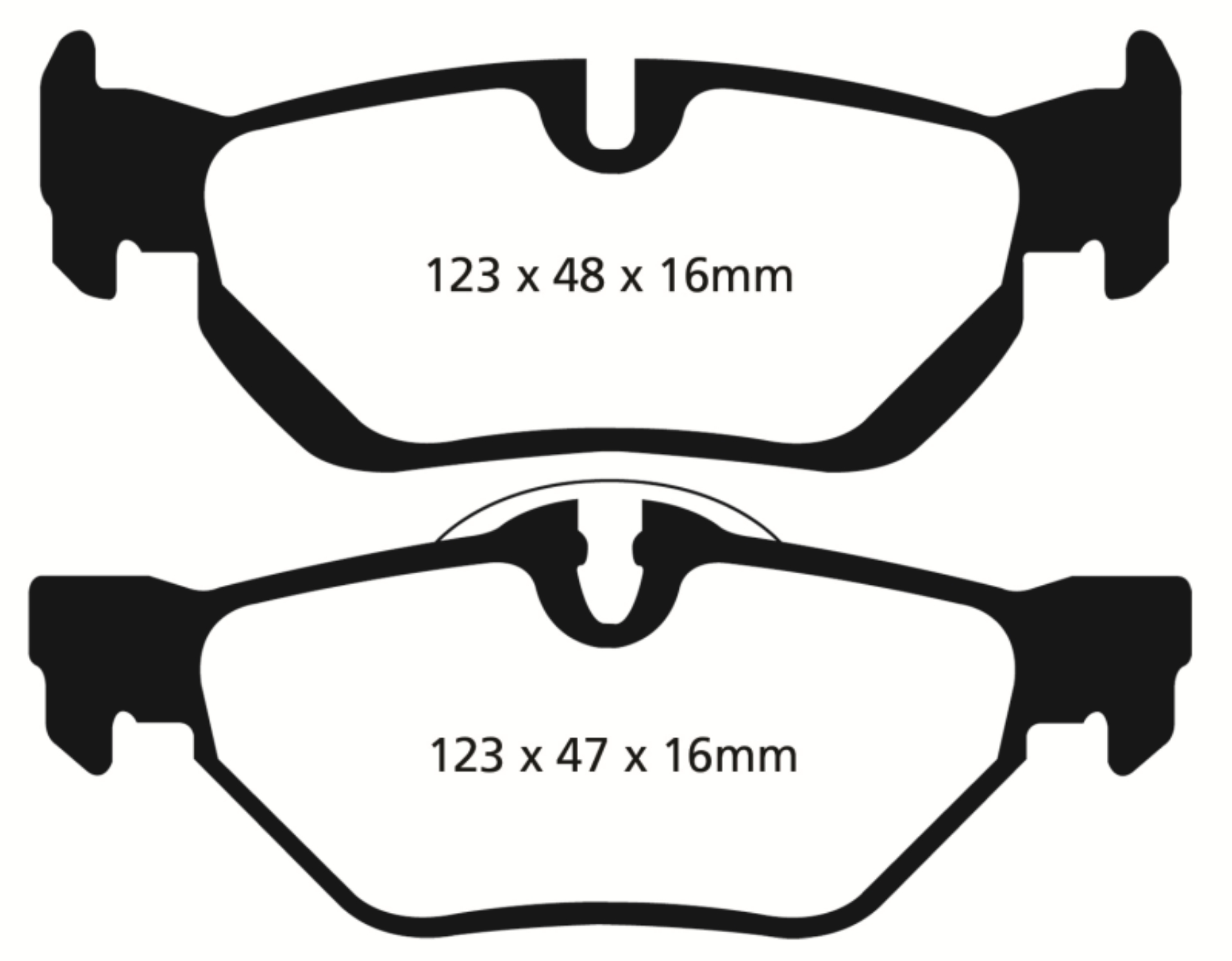 Picture of EBC 13+ BMW X1 2-0 Turbo 28i Redstuff Rear Brake Pads