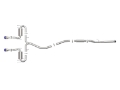 Picture of aFe Takeda 3in 304 SS Cat-Back Exhaust System w-Blue Flame Tips 17-20 Honda Civic Sport L4-1-5L t
