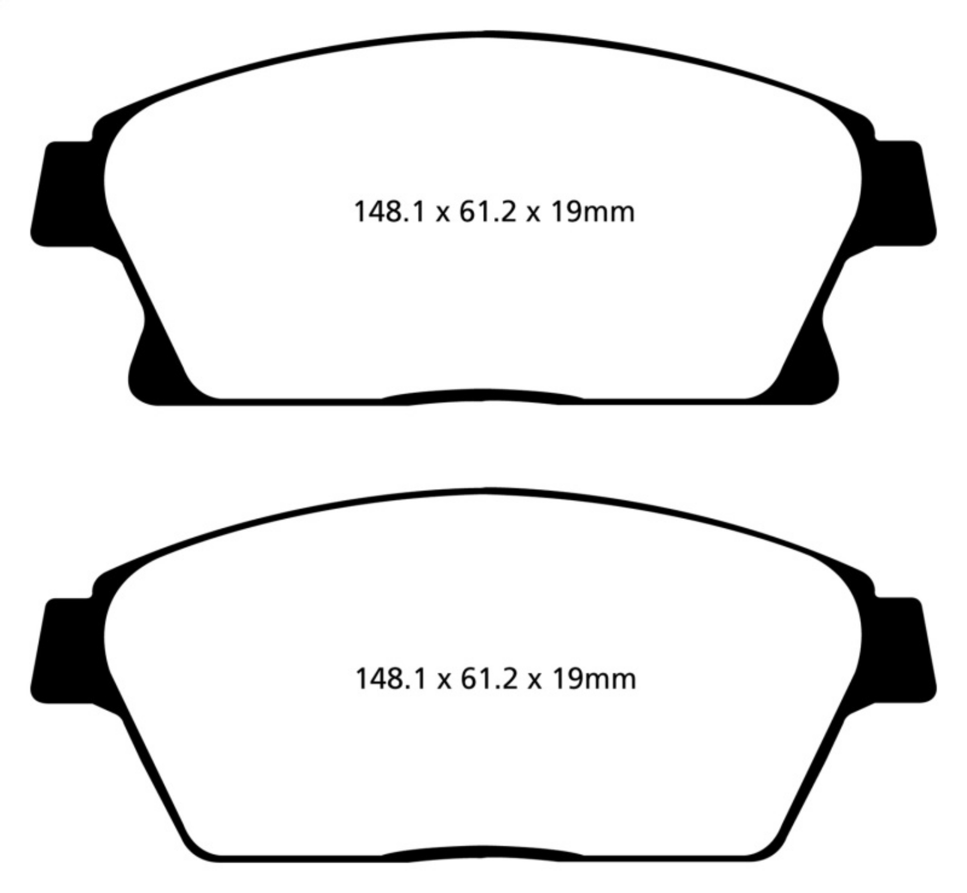 Picture of EBC 13-17 Buick Encore 1-4 Turbo Greenstuff Front Brake Pads