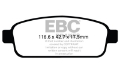 Picture of EBC 13+ Buick Encore 1-4 Turbo Ultimax2 Rear Brake Pads