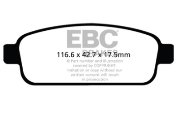 Picture of EBC 13+ Buick Encore 1-4 Turbo Ultimax2 Rear Brake Pads