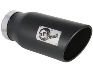 Picture of aFe Large-Bore HD 5in 409SS DPF-Back Exhaust System w-Black Tip 19-20 Ram Diesel Trucks L6-6-7L td