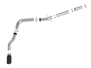 Picture of aFe Large-Bore HD 5in 409SS DPF-Back Exhaust System w-Black Tip 19-20 Ram Diesel Trucks L6-6-7L td