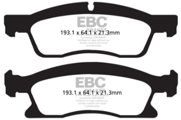 Picture of EBC 13+ Dodge Durango 5-7 Ultimax2 Front Brake Pads
