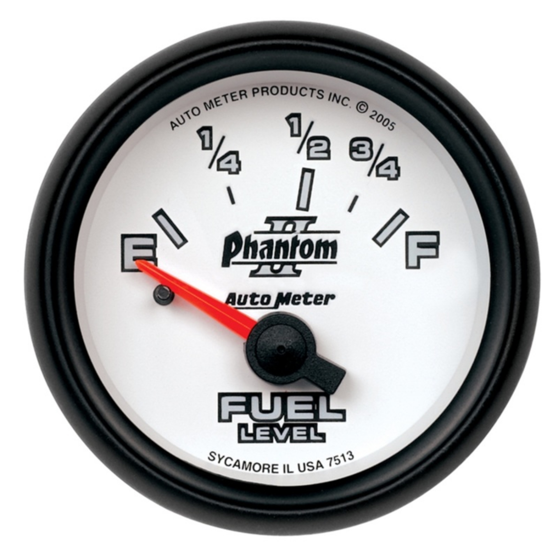 Picture of Autometer Phantom 2-1-16in 73-10 OHM Fuel Level Gauge