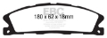 Picture of EBC 13+ Ford Explorer 3-5 Twin Turbo 4WD Extra Duty Front Brake Pads