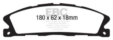 Picture of EBC 13+ Ford Explorer 3-5 Twin Turbo 4WD Ultimax2 Front Brake Pads