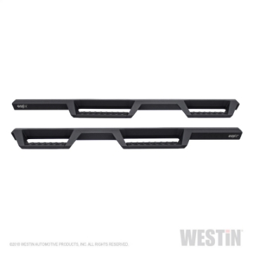 Picture of Westin 18-20 Jeep Wrangler JL Unlimited 4DR HDX Drop Nerf Step Bars - Textured Black