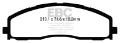 Picture of EBC 13+ Ford F250 inc Super Duty 6-2 2WD Extra Duty Front Brake Pads