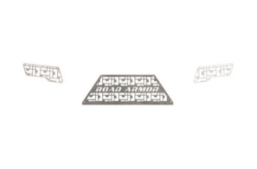 Picture of Road Armor 15-19 Chevy 2500 iDentity Rear Bumper Components - iD Mesh - Raw